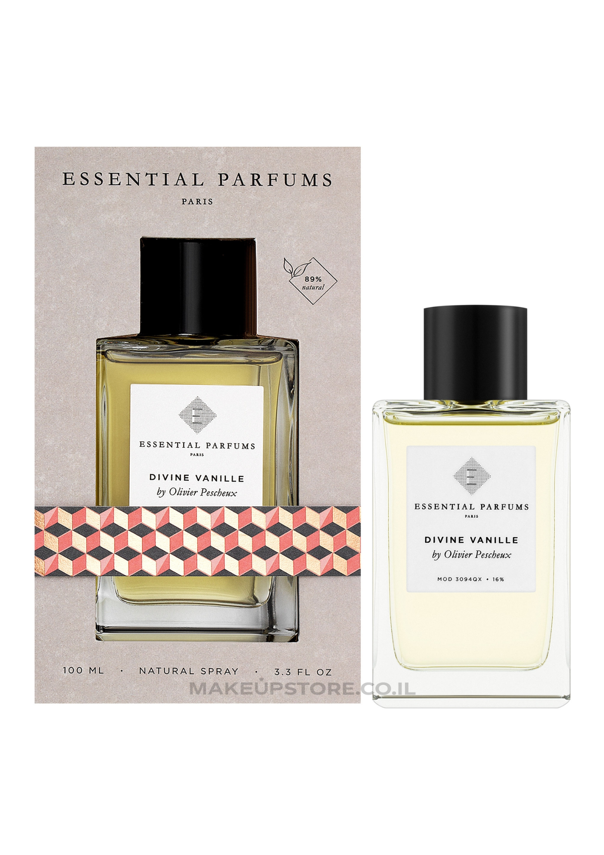 Essential parfums divine vanille edp 100ml