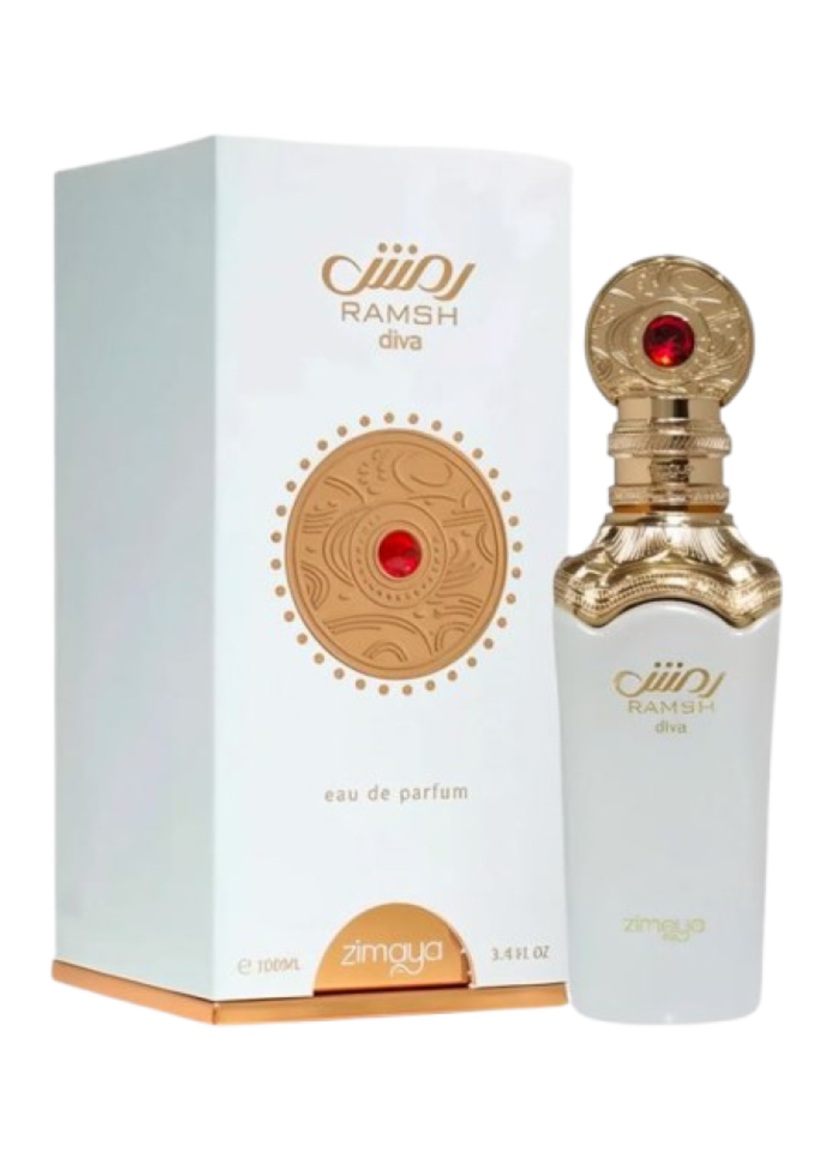 ZIMAYA RAMSH DIVA /  WHITE  EDP 100ML (W)