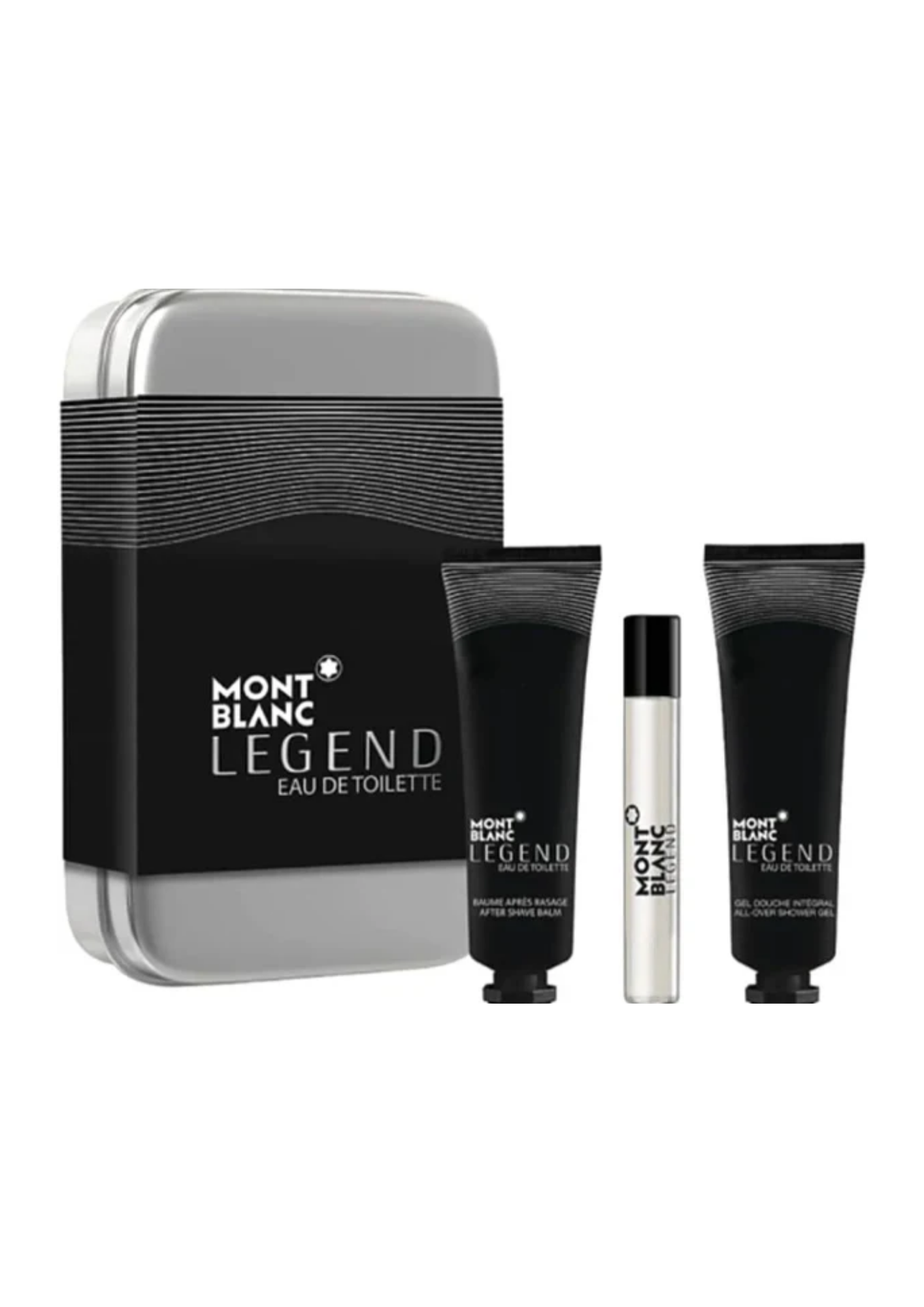 Mont blanc Legend Travel Kit - Eau de Toilette 7.5 ml and Shower gel 50 ml,