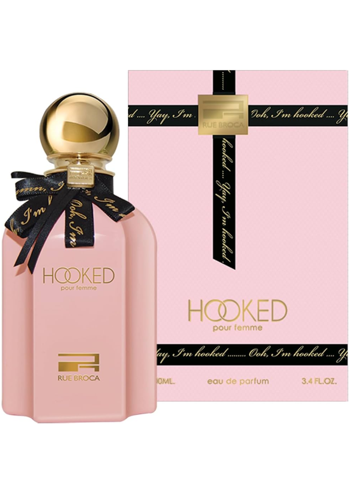 AFNAN RUE BROCA HOOKED EDP POUR FEMME 100ML (PINK)